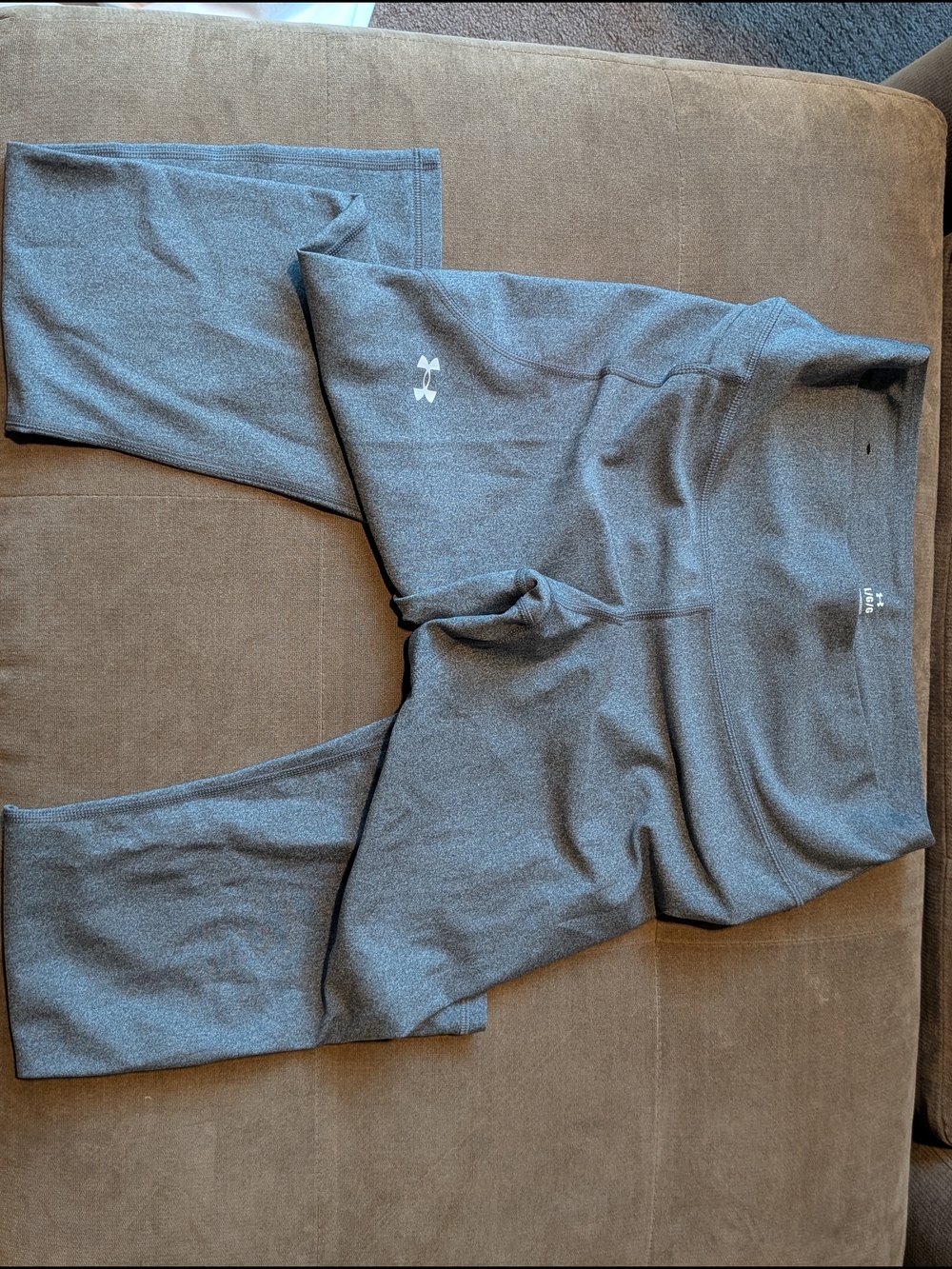 Under Armour Women's Dark Heather Gray Track Pants